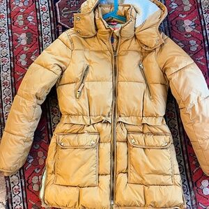 Jcrew chateau puff coat small tall